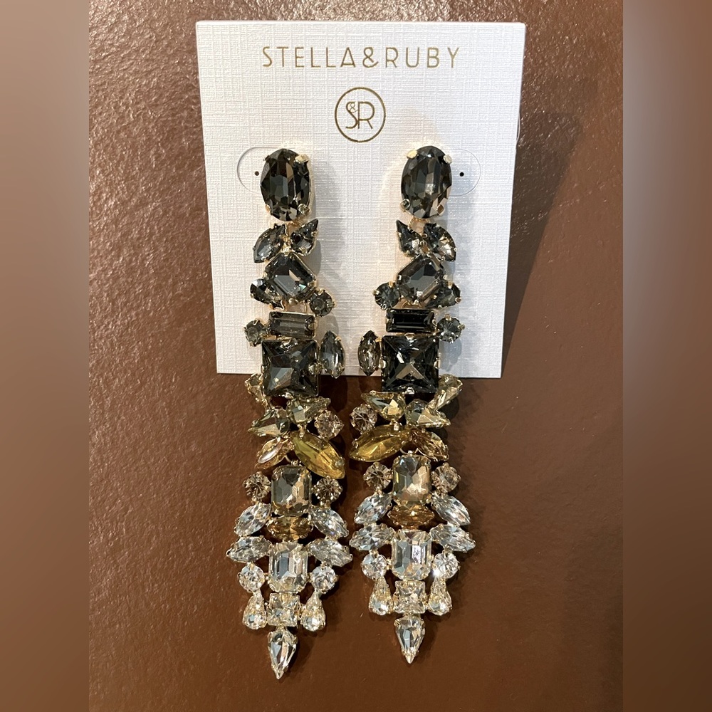 Stella & Ruby Crystal drop earrings